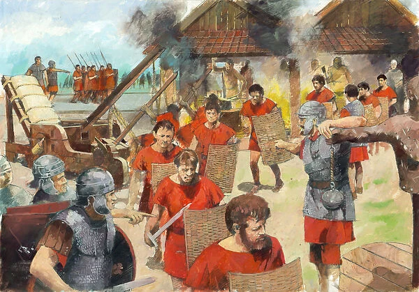 Roman soldiers training IC084_003
