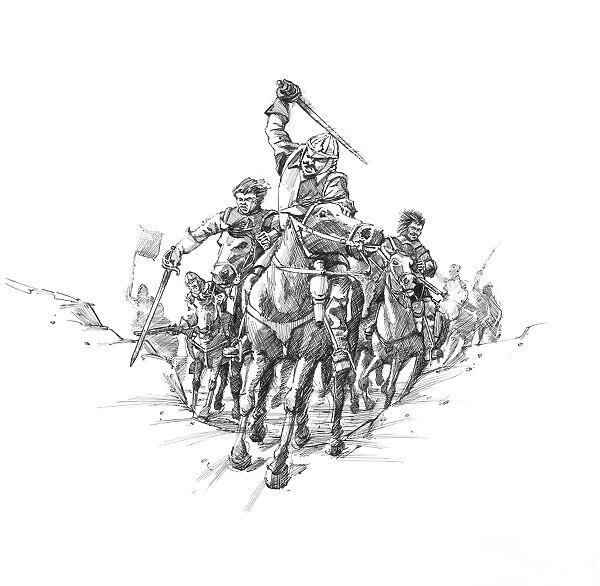 Scottish cavalry, Battle of Newburn Ford IC070_001