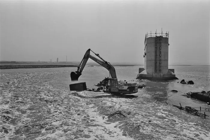 Framed Print : Second Severn Crossing groundworks JLP01_20_021_16_20