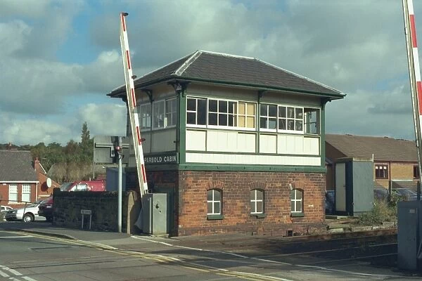 Signal Box. Parbold Cabin Signal Box on Lancashire and Yorkshire Railway. IoE 357858