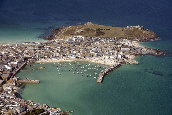St Ives 33203_050. St Ives, Cornwall. The town and harbour, 2016