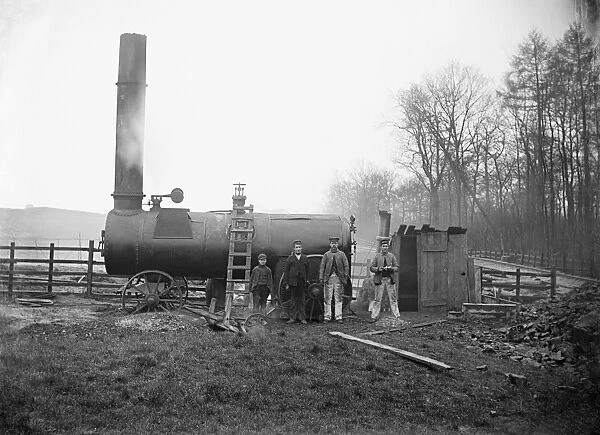 Steam power, Charwelton, Northamptonshire AA97_05431