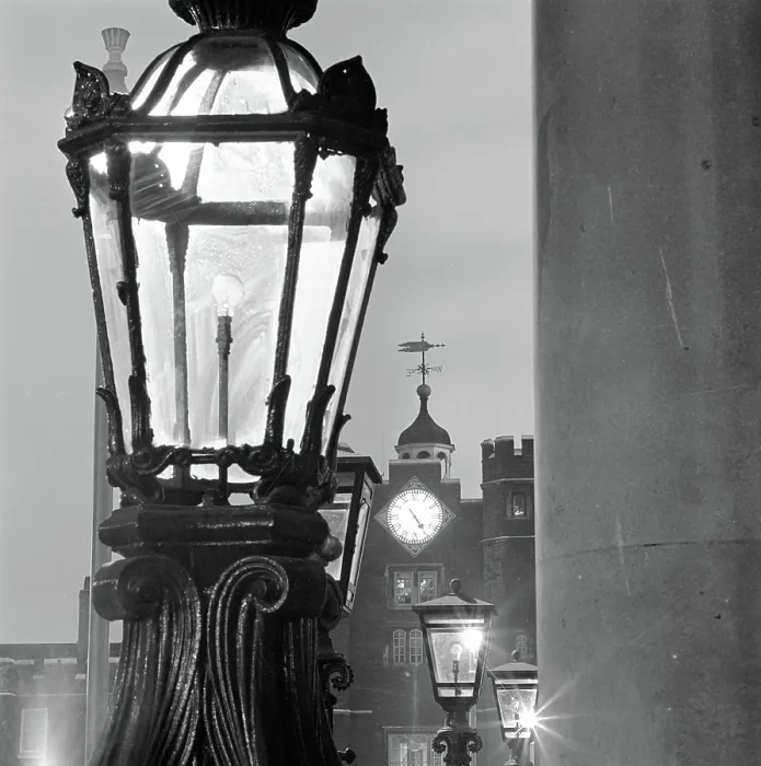 Framed Print : Street Lamps aa098503