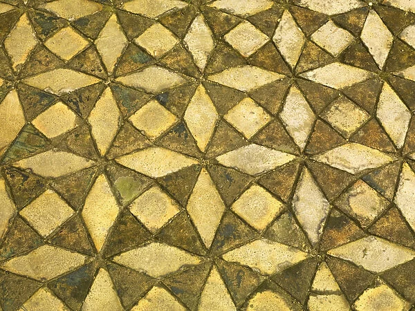 Tiles DP065819. Floor tiles in the south transept. Byland Abbey, North Yorkshire