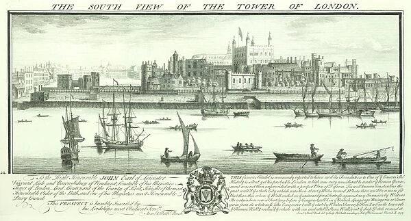 Tower of London engraving N070831