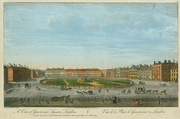 View of Grosvenor Square, London c.1750 N060026