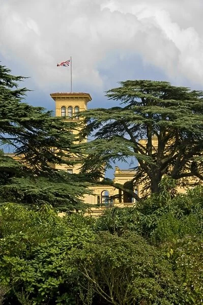 View of Osborne House through the trees N080287