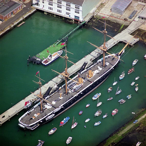 Warrior EAC648548. HMS Warrior, Portsmouth Historic Dockyard, Portsmouth, 1995