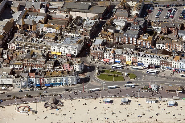 Weymouth 29827_009. Weymouth, Dorset, 2016. The town, Esplanade and beach. SY6779