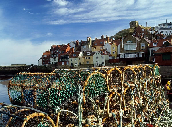 Whitby lobster pots K011121 (Print #425780). Photographic Prints