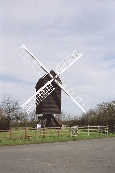 Windmill. Post Mill of c.1612, believed to be the oldest in England. IoE 395788