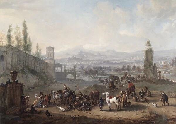 Wouwerman - The Return from the Chase N070574