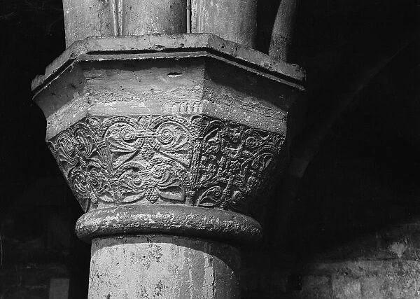 York Minster crypt capital AA42_04839