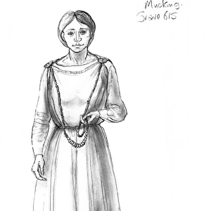 Anglo-Saxon woman N090543