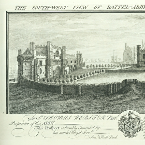 Battle Abbey engraving N070794