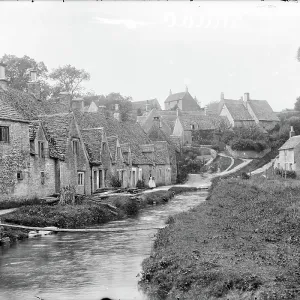 Arlington Row Print, Bibury Village Scene