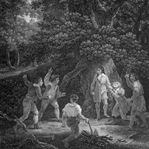 Charles II in the Forest of Boscobel J920320