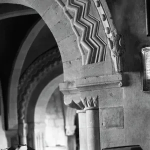 Chevrons Print - St Johns Church Chancel Arch Detail