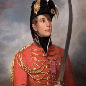 Print of William II, King of Holland in military attire circa 1813