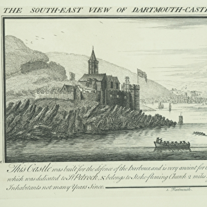 Dartmouth Castle engraving N070761