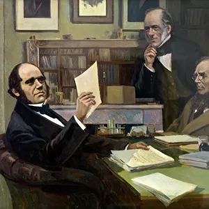 Evstafieff - Charles Darwin, Charles Lyell & Joseph Hooker DP135279