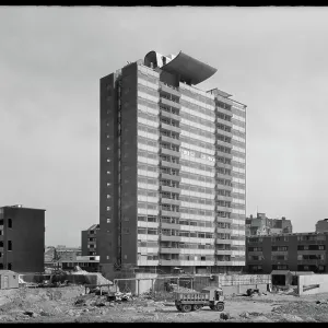 Print of Great Arthur House Under Construction Print of Great Arthur House Under Construction