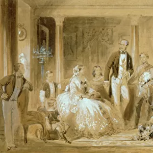 Janet - Royal Family in the Dining Room at Osborne House K020862