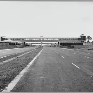 Keele Services Print: M6 Motorway, Keele Service Area
