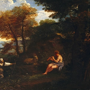Mola - Landscape with shepherd and shepherdess J920065