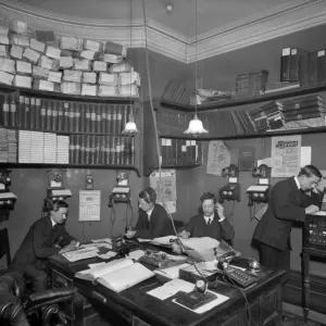 Office Work Print, 1909 Office Work Print, 1909