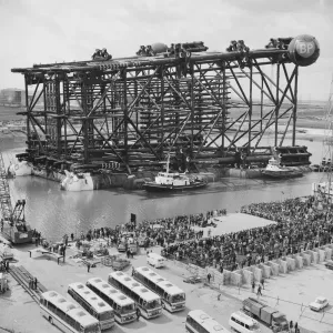Graythorp II Oil Rig Naming Ceremony Print