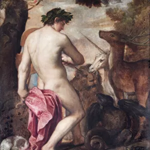 Orpheus enchanting the animals N070546