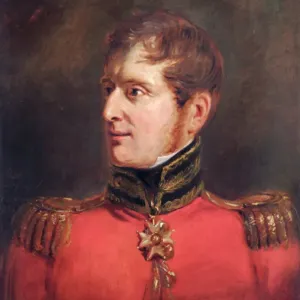 Print of Field Marshal Lord James Somerset by Jan Willem Pieneman