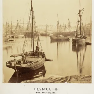 Plymouth Harbour Print, 1855-1860 Plymouth Harbour Print, 1855-1860