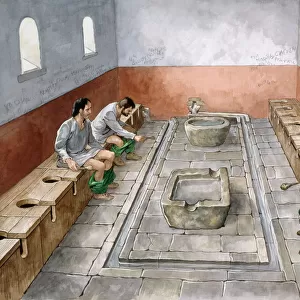 Roman latrine J000112
