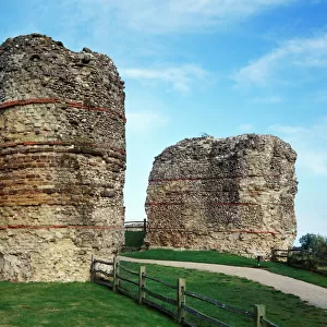 The Roman West Gate, Pevensey Castle J940501