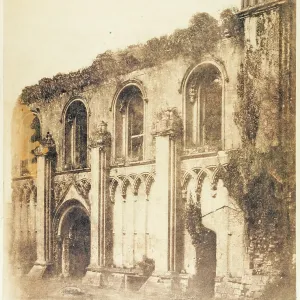 Print of St Joseph's Chapel Ruins at Glastonbury Abbey Print of St Joseph's Chapel Ruins at Glastonbury Abbey