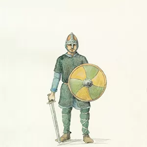 Saxon fyrdman c. 1066 IC008 / 038