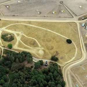 Print of Sutton Hoo archaeological site, Suffolk Print of Sutton Hoo archaeological site, Suffolk