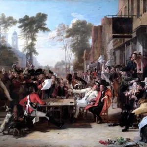 Waterloo Despatch Print by Sir David Wilkie