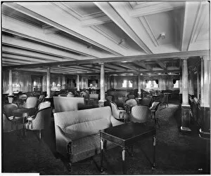 Images Dated 30th November 2018: 2nd class library, RMS Olympic BL24990_043