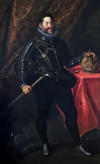 German Collection: Aachen - Emperor Rudolph II N070485