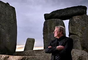 Images Dated 29th September 2022: Al Gore at Stonehenge DP137786