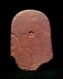 Sculpture Collection: Anglo-Saxon grave marker J910076