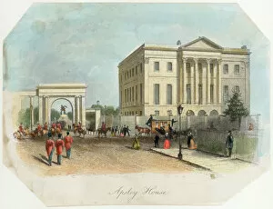 Apsley House exteriors Collection: Apsley House engraving N110157