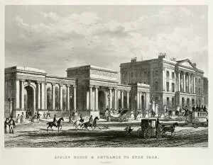 Apsley House exteriors Collection: Apsley House engraving N110158