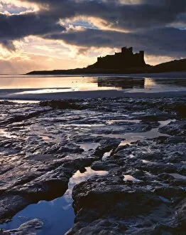 Atmospheric Collection: Bamburgh at sunset N080247
