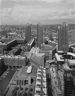 Roofscape Collection: Barbican construction nearing completion JLP01_09_811240