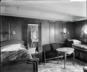 Images Dated 30th November 2018: Bedroom suite, RMS Olympic BL24990_028