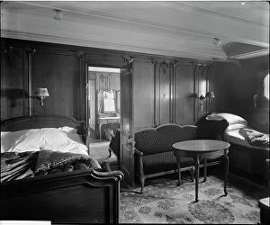 Images Dated 30th November 2018: Bedroom suite, RMS Olympic BL24990_028a